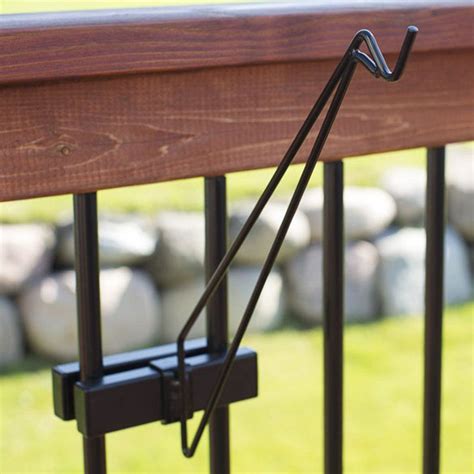 bird feeder extension bracket for metal fence|deck bird feeding poles.